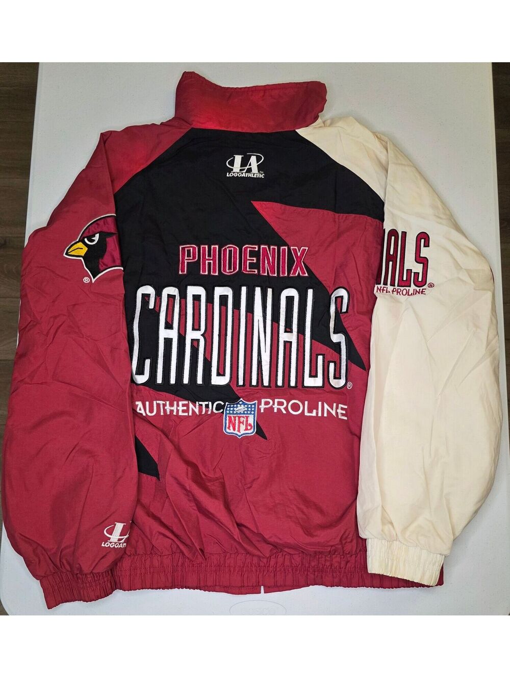 90s NFL Phoenix Cardinals Sharktooth Jacket